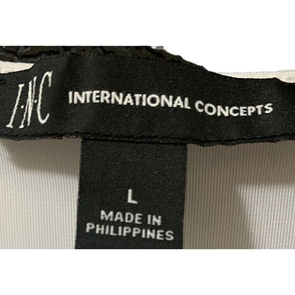 INC International Concepts Women's Polyester Spandex Midi Dress Size L - Picture 6 of 8